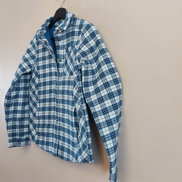 Obermeyer flannel quilted lining shirt jacket - Picture 3 of 11